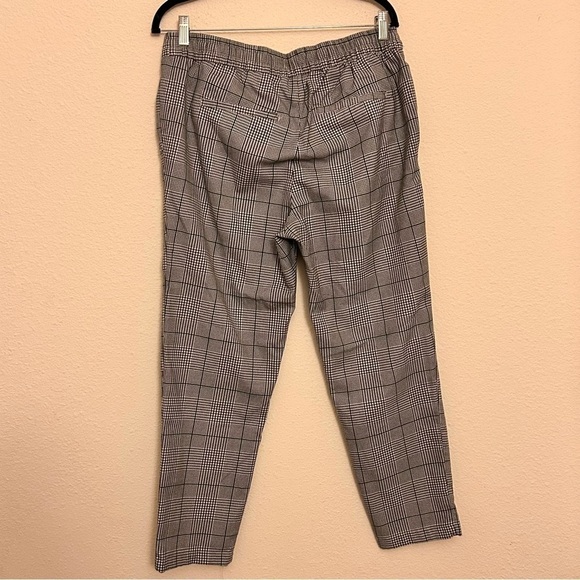 H&M LOGG Glenn Print Drawstring Trousers Women Size 10 - Picture 7 of 9